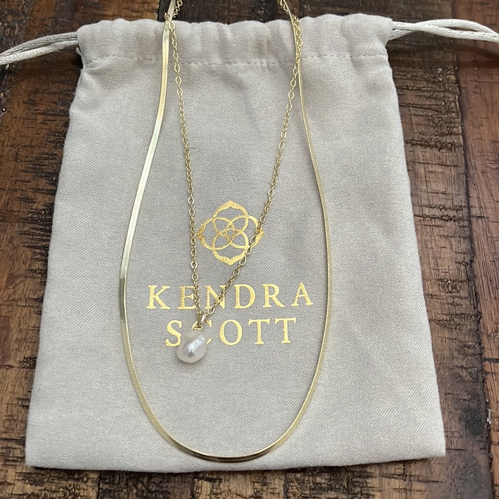 Kendra Scott Double Layer Pearl Necklace